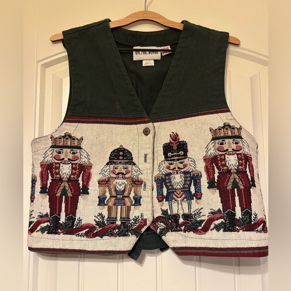 Vintage Christmas Nutcracker Vest
